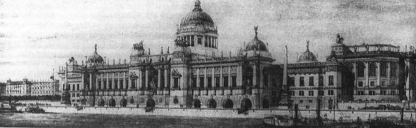 Non-Winning Entry for Competition Regarding Budapest Parliament Building (1883)